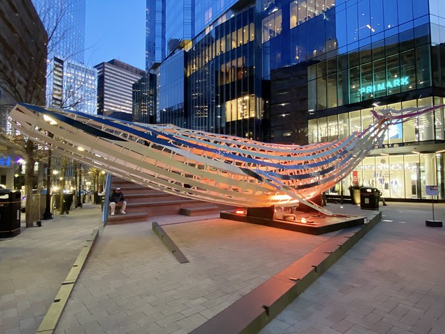 Boston - Whale Sculpture!