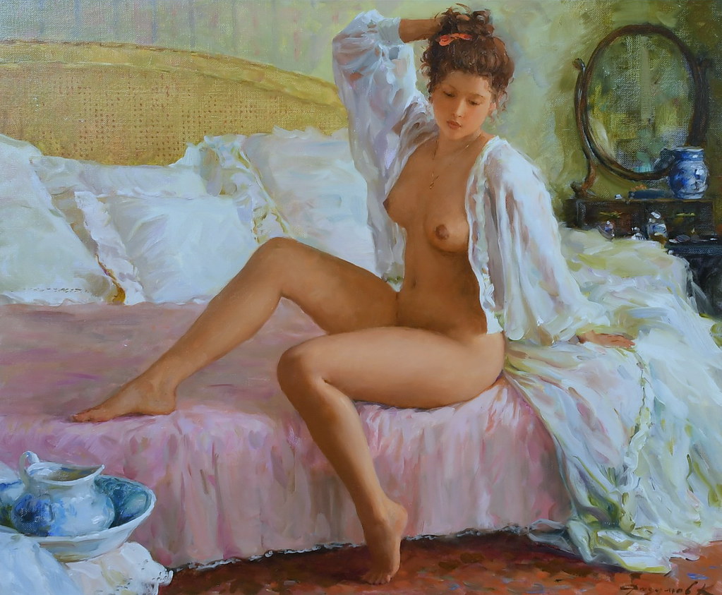 Konstantin Razumov «Morning of a young woman»