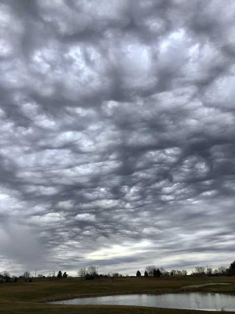 Strange cloud formations in Wisconsin