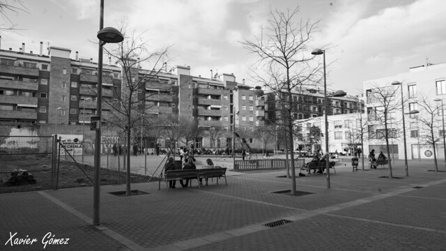 Espai obert ,open place, square, Sabadell, Catalunya.