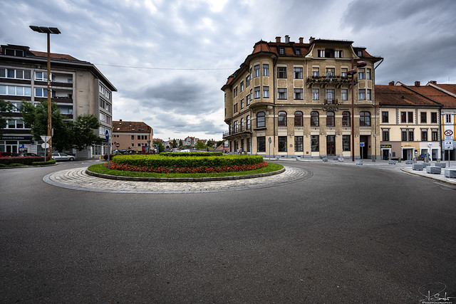Roundabout in Maribor - Slovenija