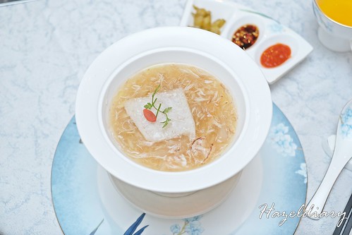 Man Fu Yuan Restaurant-Braised Seafood Bisque with Fish Mouth, Bamboo Pith by Chef Fok Wing Tin