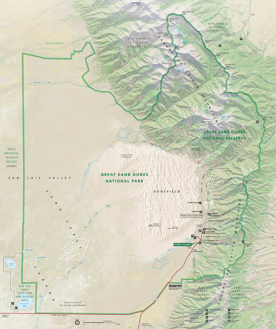 Great Sand Dunes map