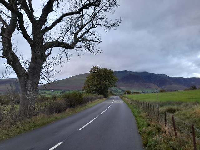 On the road up to Threlkeld