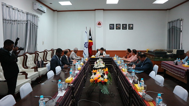 24.03. Presidente do Parlamento Nacional de Timor-Leste recebe Secretário Executivo