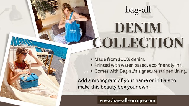 Stylish Denim Bags And Travel Pouches - Denim Collection