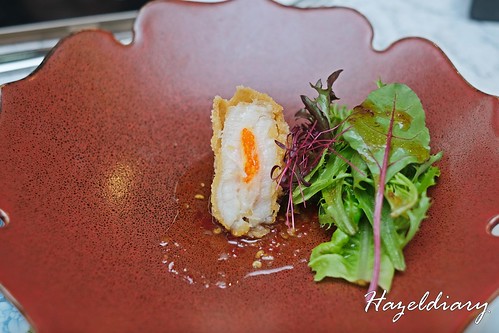 Man Fu Yuan Restaurant-Crispy Cod Fish Stuffed with Caviar by Chef Peter Tsang