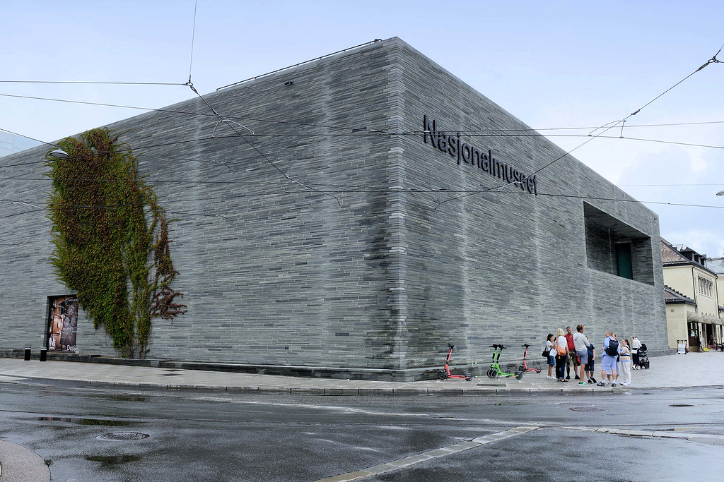6025 Osloer Nationalmuseum, eröffnet 2022 - Architekten Arbeitsgemeinschaft Kleihues + Schuwerk;   - Fotos aus Oslo, Hauptstadt von Norwegen.