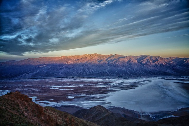 California Death Valley Dante's View Sunrise