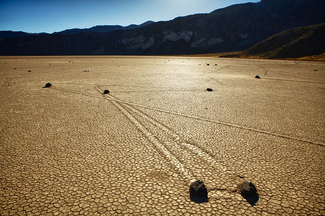 California Death Valley Racetrack