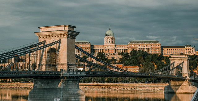 The chain bridge over the Danube