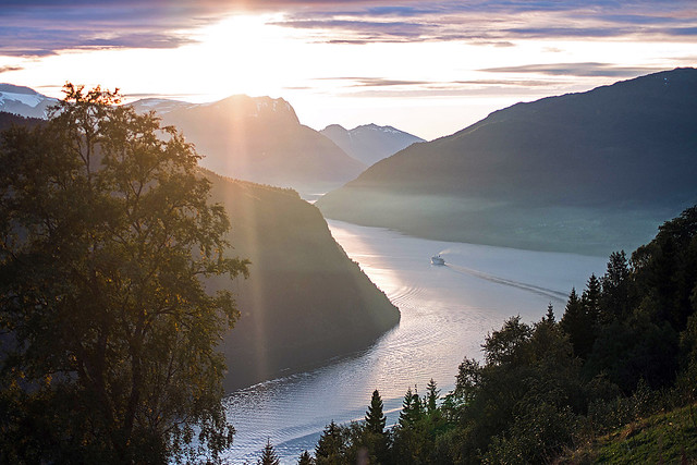 Cruising the fjord
