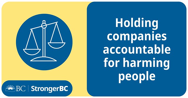 B.C. takes action to hold companies accountable for hurting people
