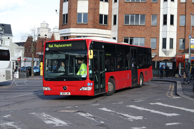 SWR Rail Replacement, Replacement Bus Hire, MCL5, BD11LWS