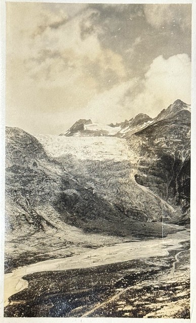 Glacier. Source of Rhone River
