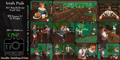 M-BdP :: Irish Pub - Full Set (Backdrop incl. Poses)