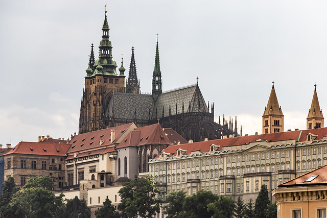 St. Vitus Cathedral, Prague Castle, Hradčany, Prague, Bohemia, Czechia