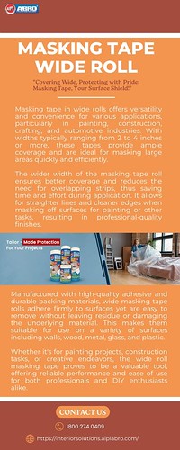 Masking Tape Wide Roll | by aiplabro2023