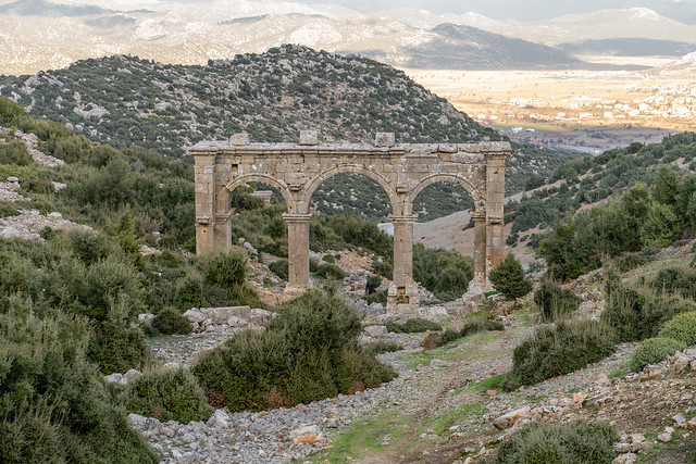 Ancient entrance to the city, Ariassos, Pisidia (Antalya Province, Turkey)