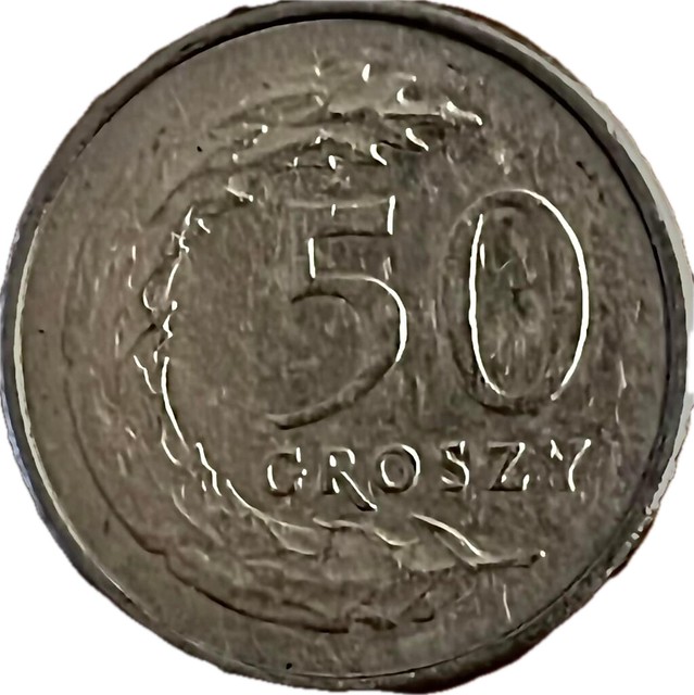 🇵🇱 50 Groszy - 0.5 PLN - RZECZPOSPOLITA POLSKA - Fifty oak leaves - 50 GROSZY - 1995