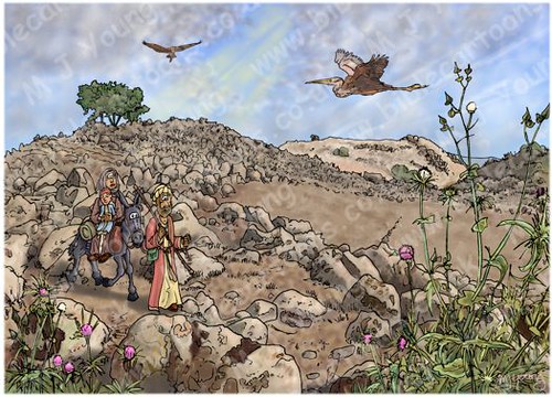 Matthew 02 - The Nativity SET 02 - Scene 15 - Jesus taken to Nazareth in Galilee