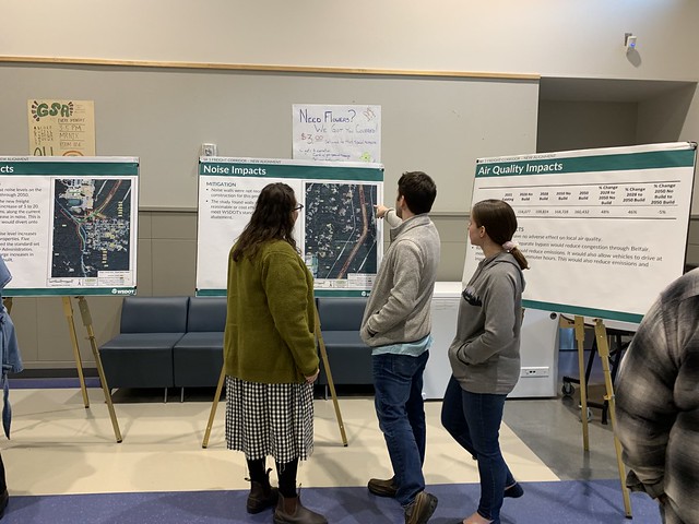 Displays at Open house on SR 3 Freight Corridor project