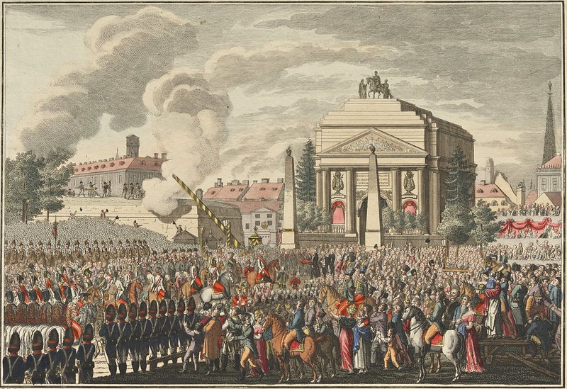 Johann Josef Schindler (1777-1836) - Feierlicher Einzug Seiner Majestät Franz I. in seine Residenzstadt Wien