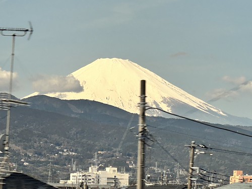 新幹線からの富士山 2023/03/11