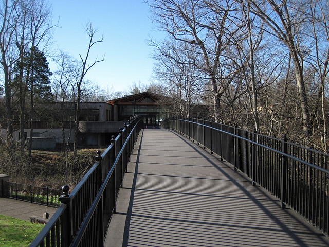 Bridge over entrance dale to Mammoth Cave's Historic Entrance (Kentucky, USA) 1