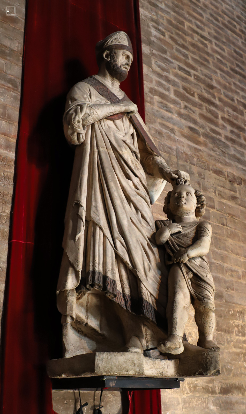 #a0724 Modena, statua di San Geminiano, Duomo di Modena