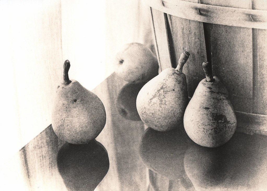467 - Pears on Glass - Lith Print