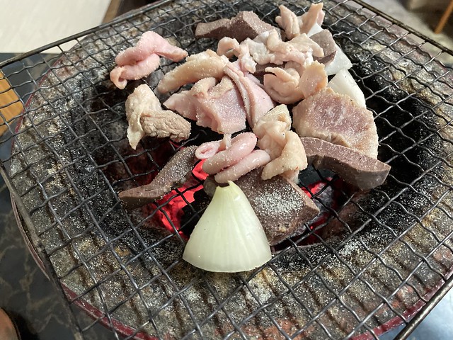 Pork offal BBQ from  Haruchan in Asahikawa