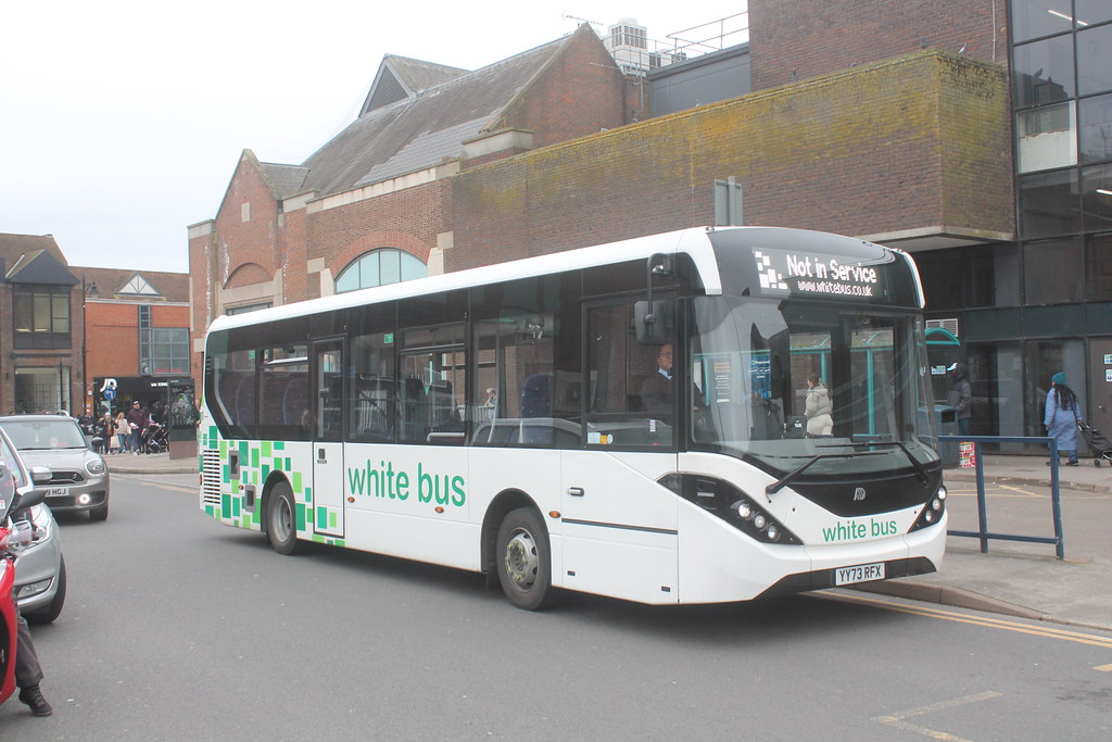 White Program Bus White Bus | Flickr