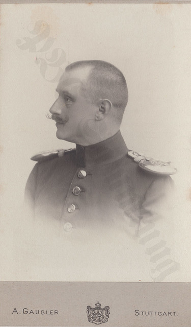 Secondlieutenant der Reserve Erwin Majer, Infanterie-Regiment (7. Württembergisches) Nr. 125, 1898.