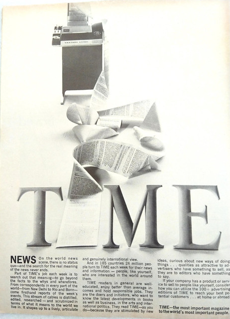 Time magazine ad 1971