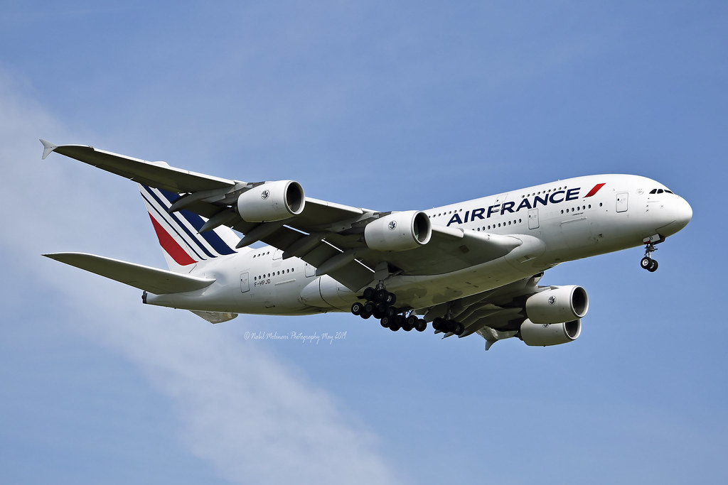 Air France F-HPJD Airbus A380-861 cn/049 wfu 23 Mar 2020 std at LDE 22 Feb 2022 Partially Scrapped @ LFPG / CDG 07-05-2019