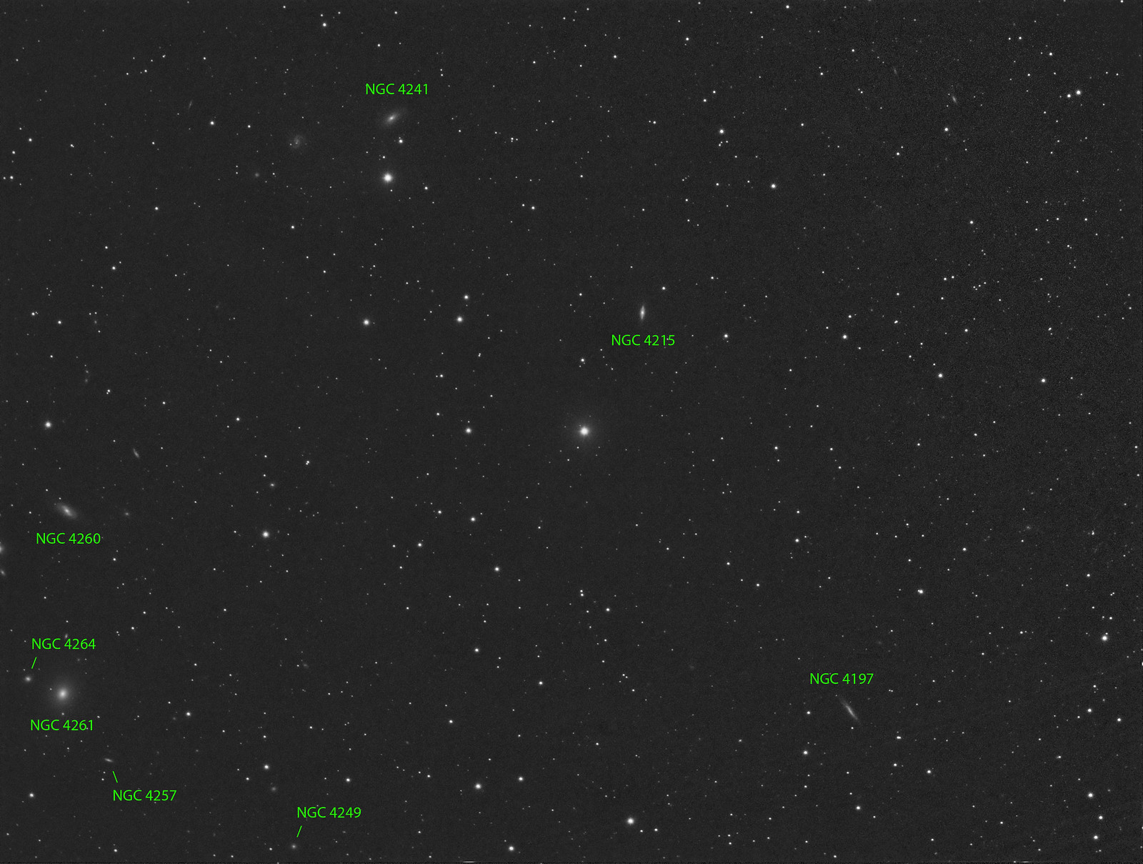 NGC 4215 - Luminance