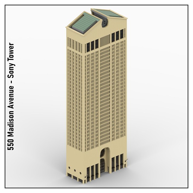 [LEGO] 550 Madison Avenue - Sony Tower | New York