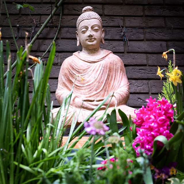 Stone Buddha, Kagyu Samye Dzong London, Bermondsey