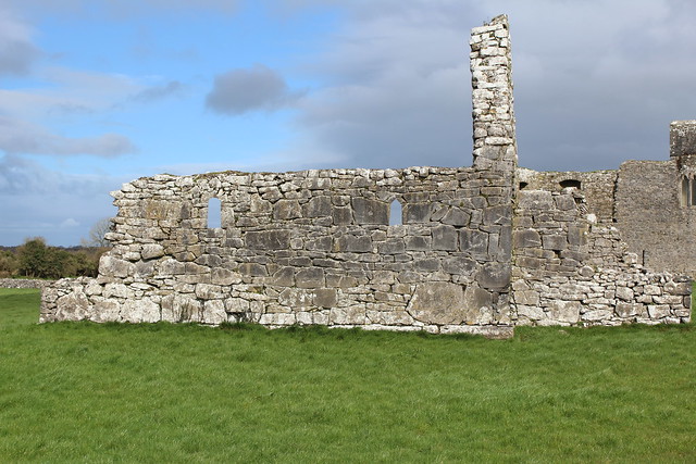 Sunday 17th March 2024. The remains of St John the Baptist church at Kilmacduagh near Gort, Co Galway, Ireland.