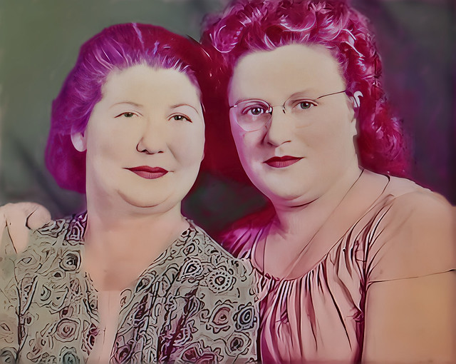 Grandma Emily & Cousin Yvonne
