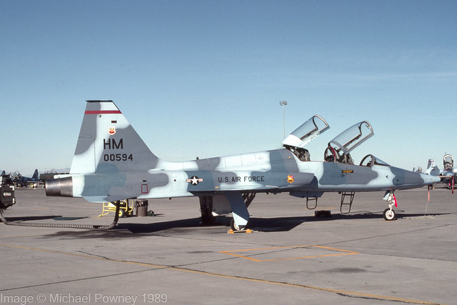 60-0594 - 1960 fiscal Northrop AT-38B Talon, airframe now preserved at Burnet MAP, TX