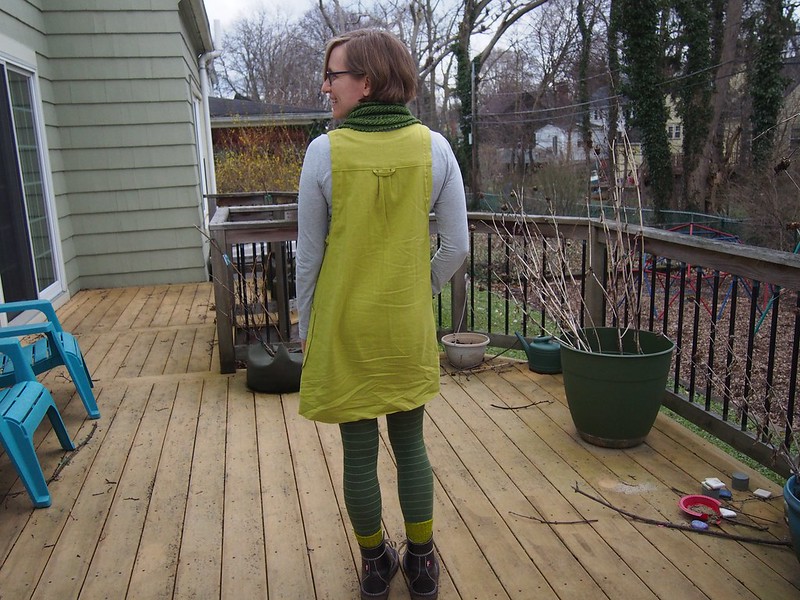 Studio Tunic, from behind