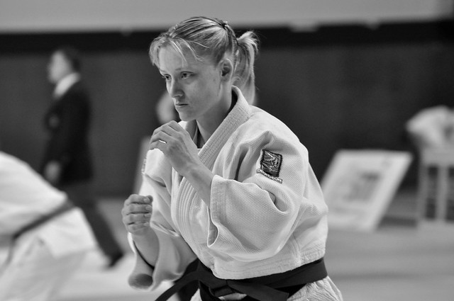 Women judo.