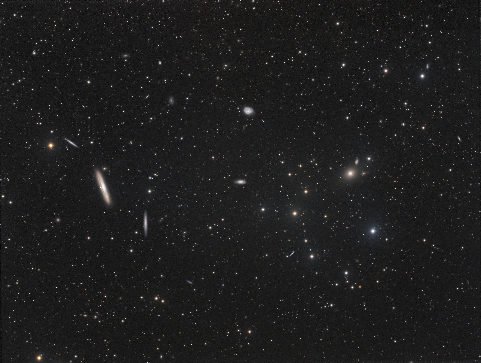 NGC 4206 + 4216 + 4222 - LRGB