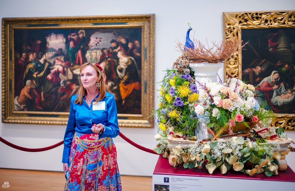 Diane Makgill and her work at Art in Bloom 2024