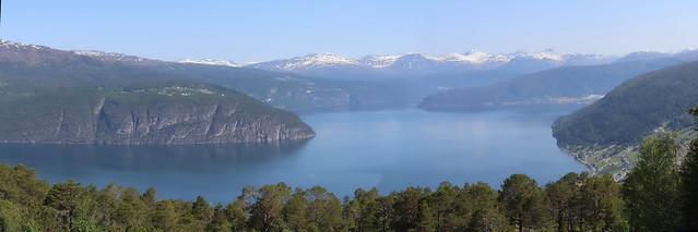 Bakkane view of Innvikfjorden