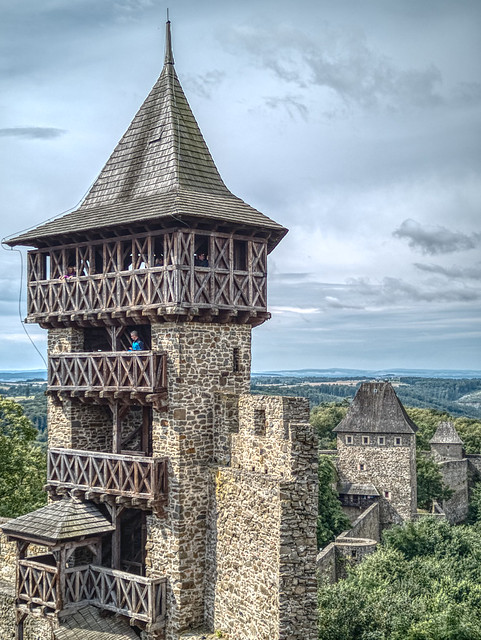 Helfštýn - Castle - Fortification - Towers - Hussite Tower 06