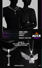 MIXTAPE Jewelry - angel chain set 1  - @  [MIIX Weekend] 77L$