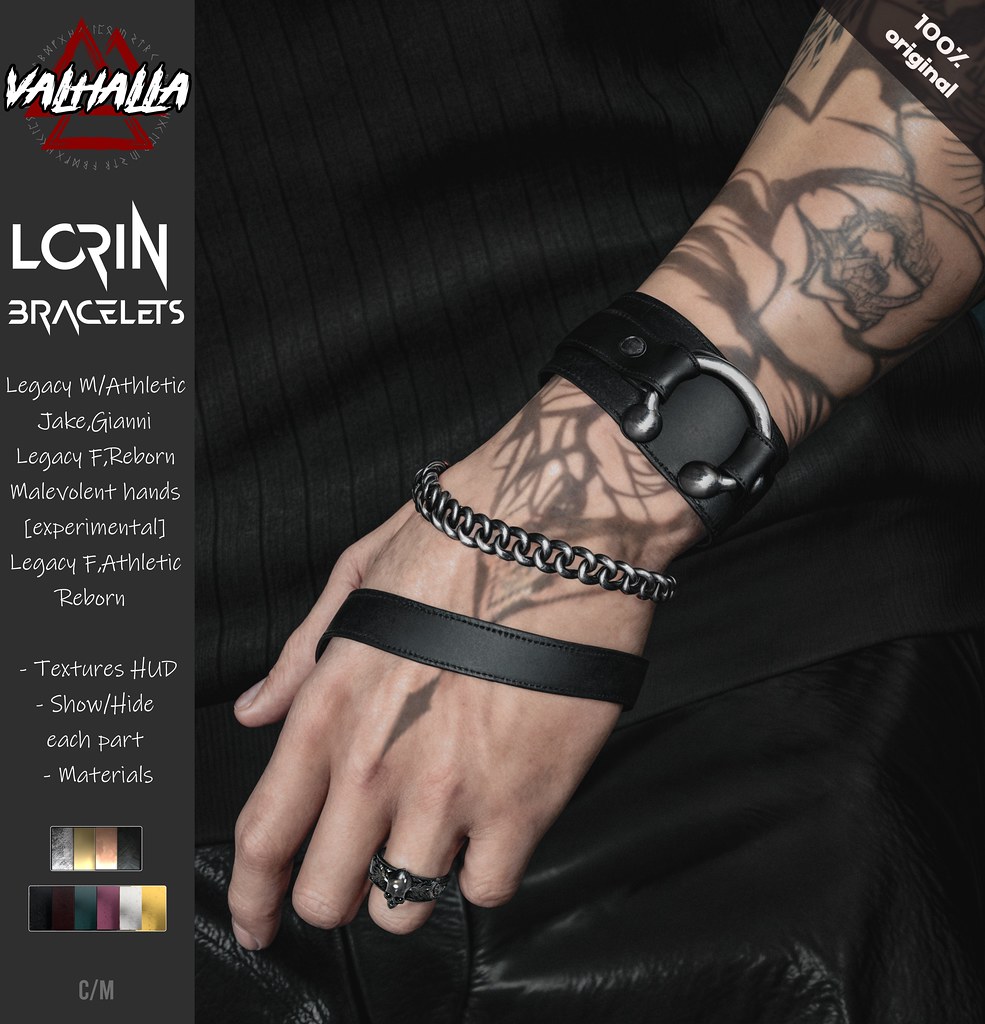 Valhalla – Lorin bracelets @ Man Cave
